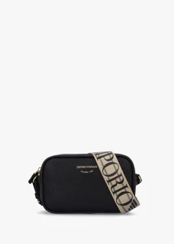 Piped Black & Silver Camera Bag
