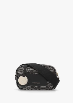 Piped Logo Nero & Ecru Camera Bag