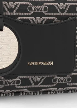 Piped Logo Nero & Ecru Camera Bag