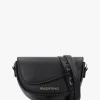 Piper Asymmetric Flap Nero Cross-Body Bag
