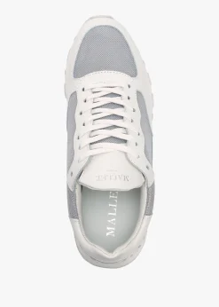 Popham White Chrome Trainers