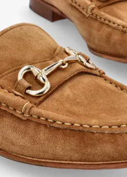 Pule Tan Suede Backless Mule Loafers