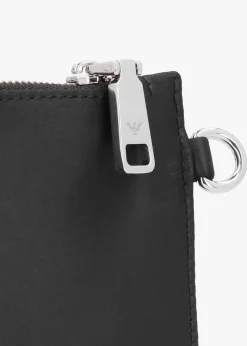 Raso Black Satin Hobo Shoulder Bag