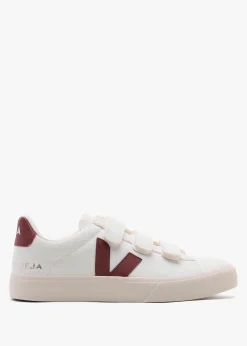 Recife Logo Chromefree Leather Extra White Marsala Trainers