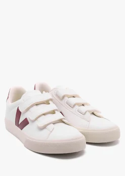 Recife Logo Chromefree Leather Extra White Marsala Trainers