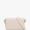Rised Ecru Cross-Body Bag