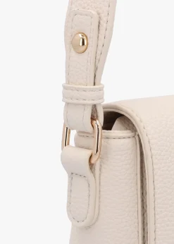 Rised Ecru Cross-Body Bag