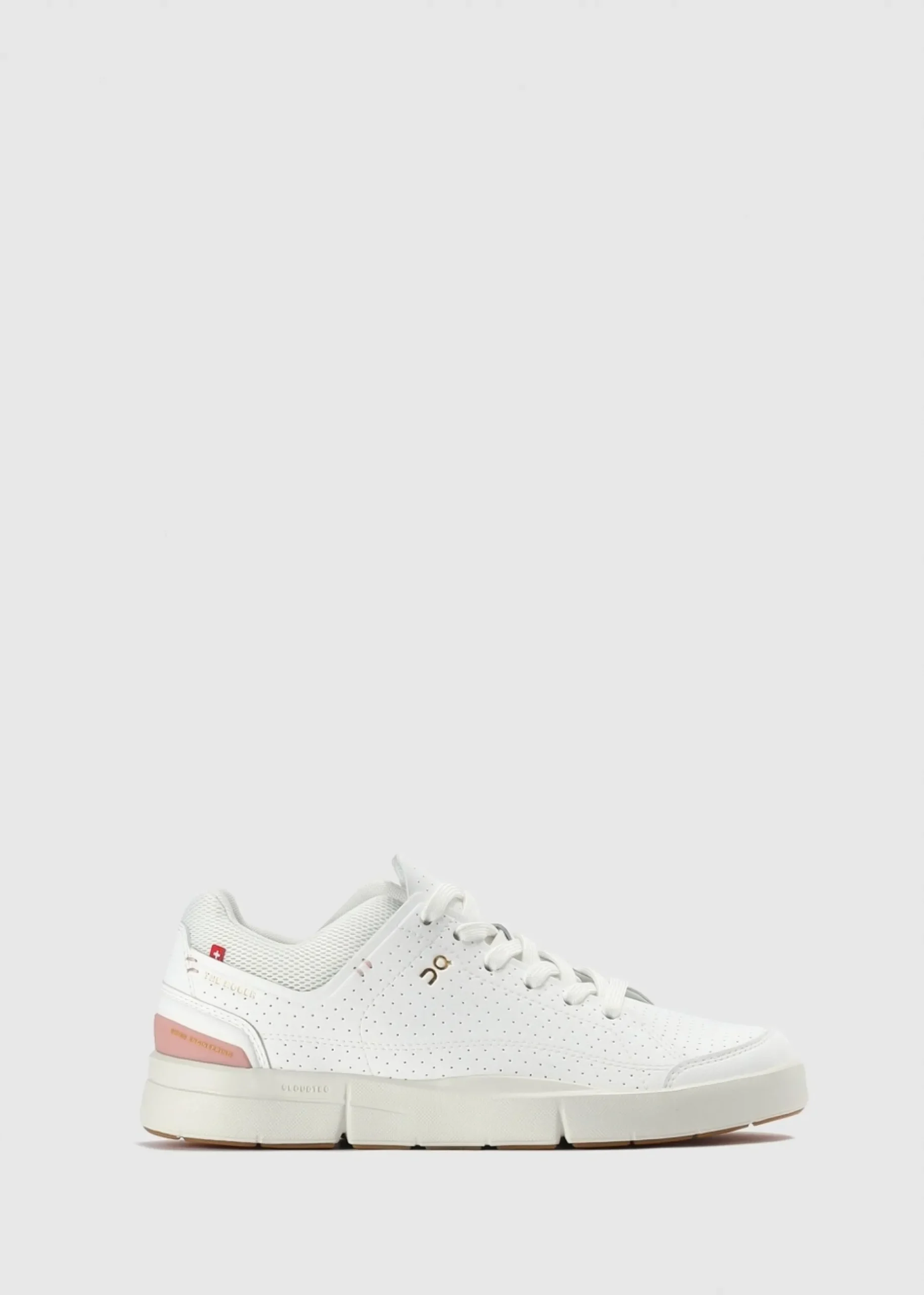 Roger Centre Court White Woodrose Trainers