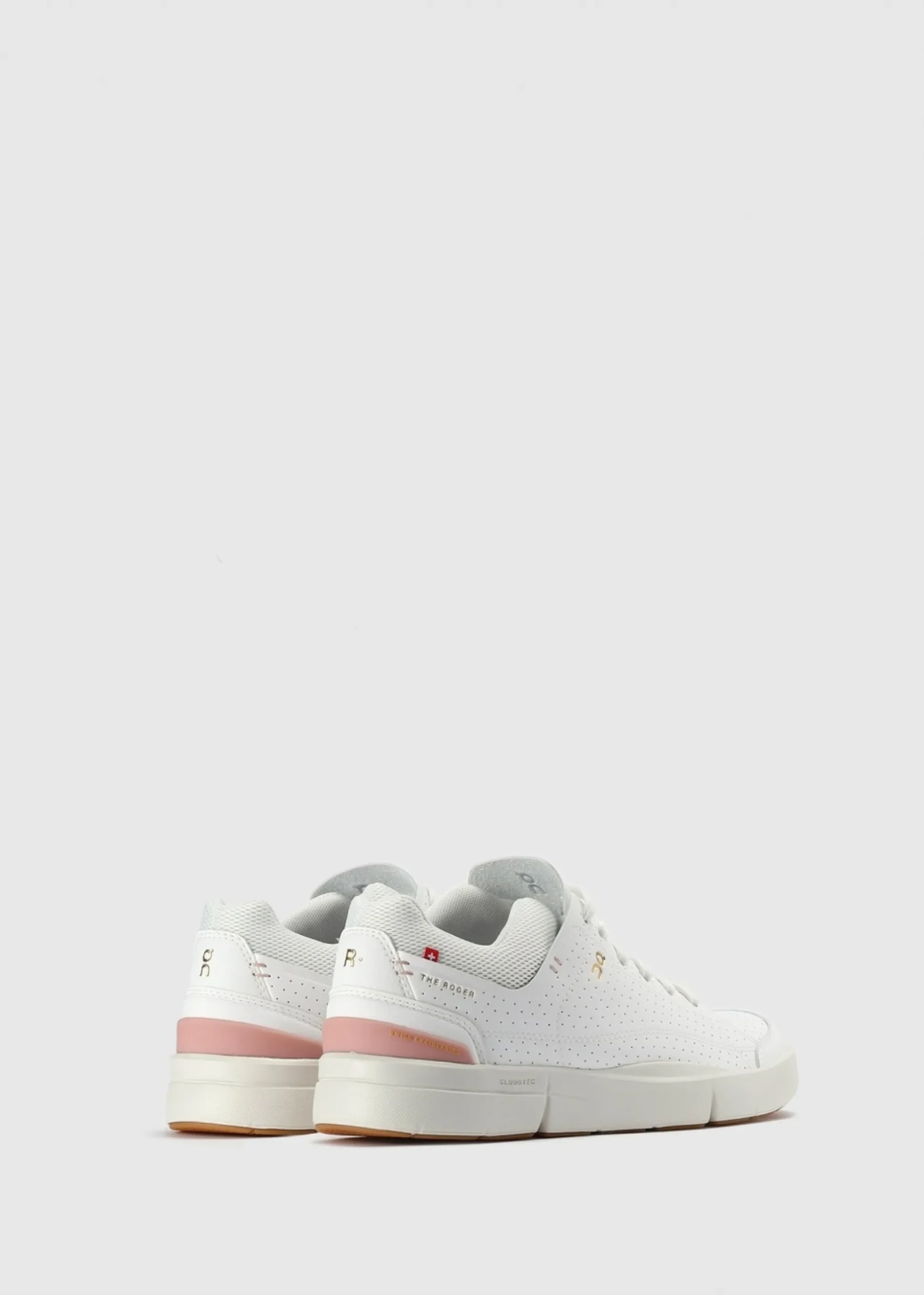 Roger Centre Court White Woodrose Trainers