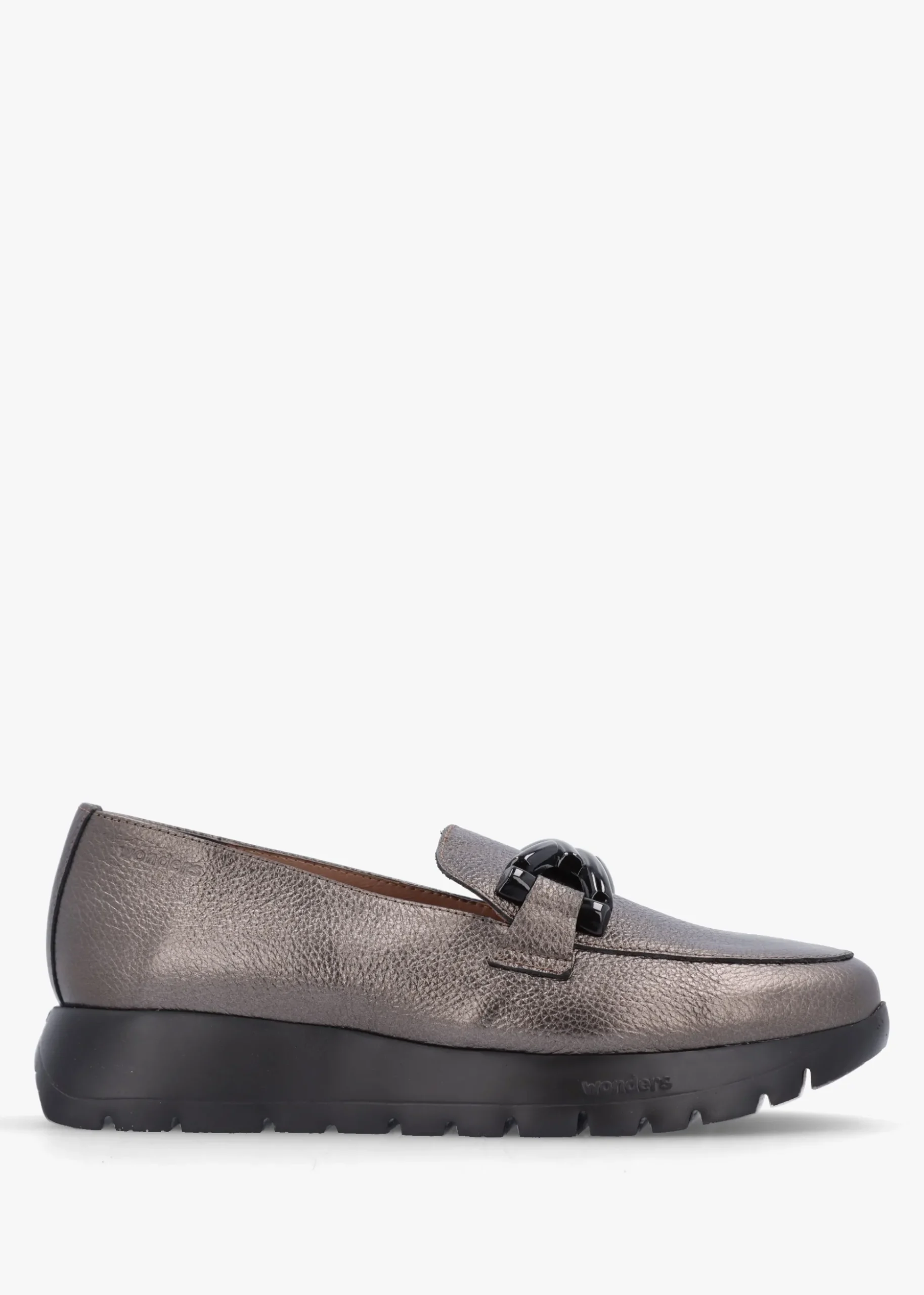 Rose Pewter Metallic Loafers