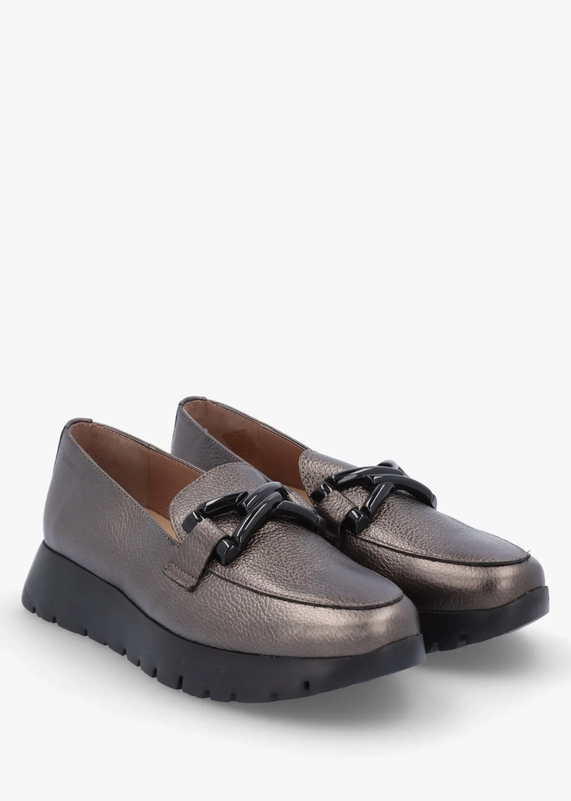 Rose Pewter Metallic Loafers