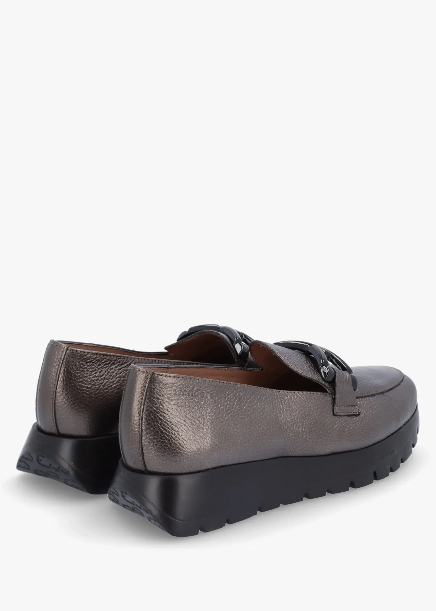 Rose Pewter Metallic Loafers