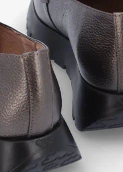 Rose Pewter Metallic Loafers