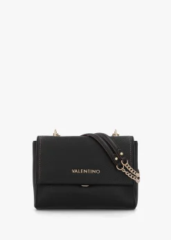 Samantha Nero Front Flap Shoulder Bag