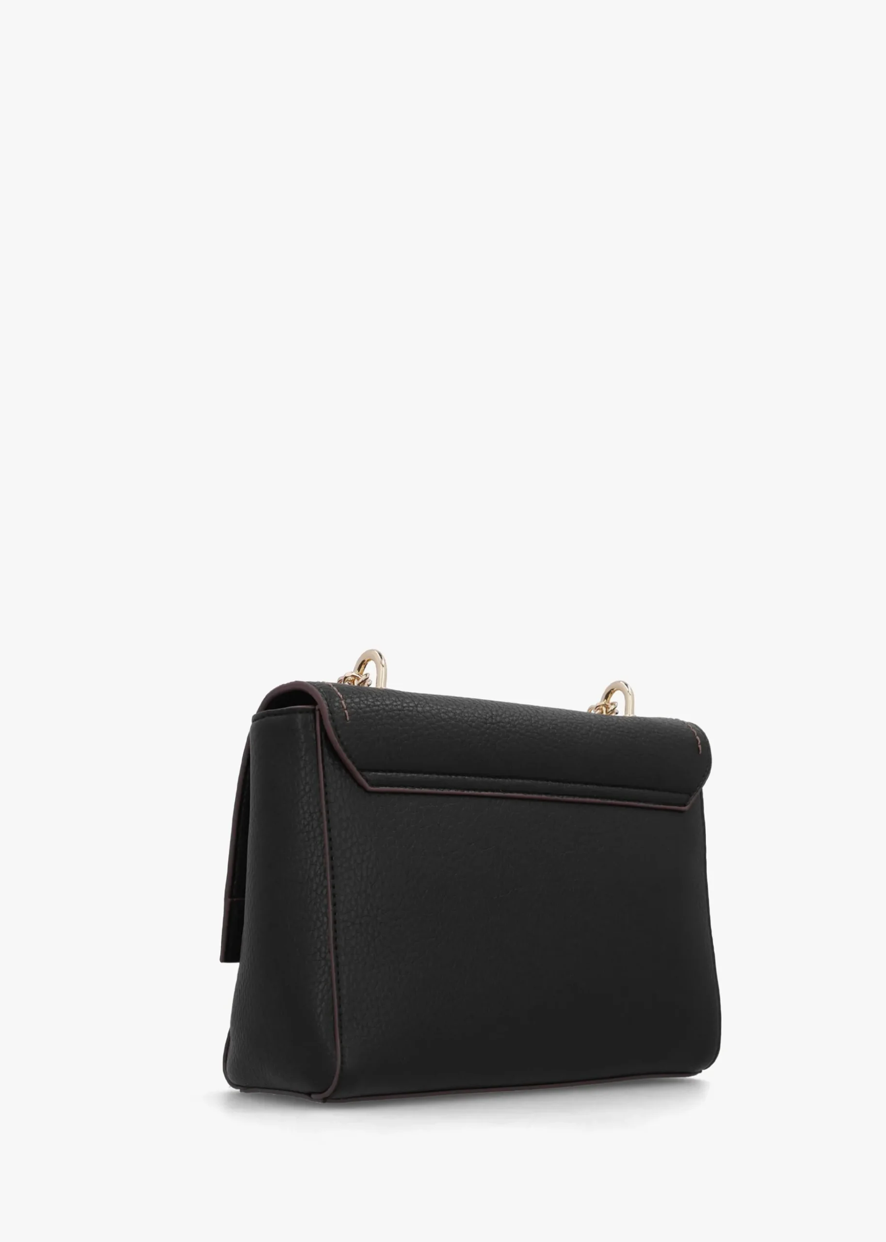 Samantha Nero Front Flap Shoulder Bag
