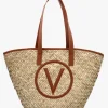 Samuela Natural Cuoio Woven Straw Shopper Bag