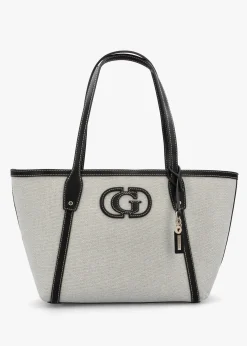 Sebina Natural Black Tote Bag