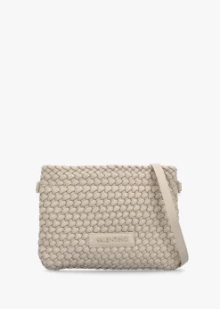 Shantel Woven Ecru Shoulder Bag