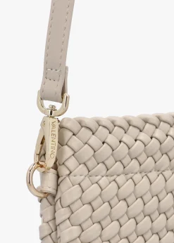 Shantel Woven Ecru Shoulder Bag