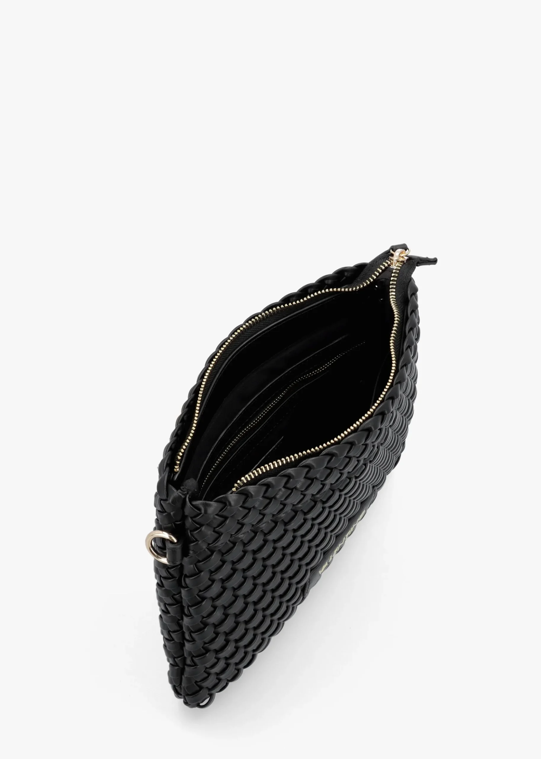 Shantel Woven Nero Shoulder Bag