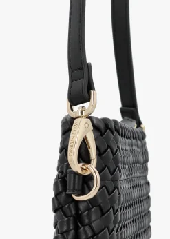 Shantel Woven Nero Shoulder Bag