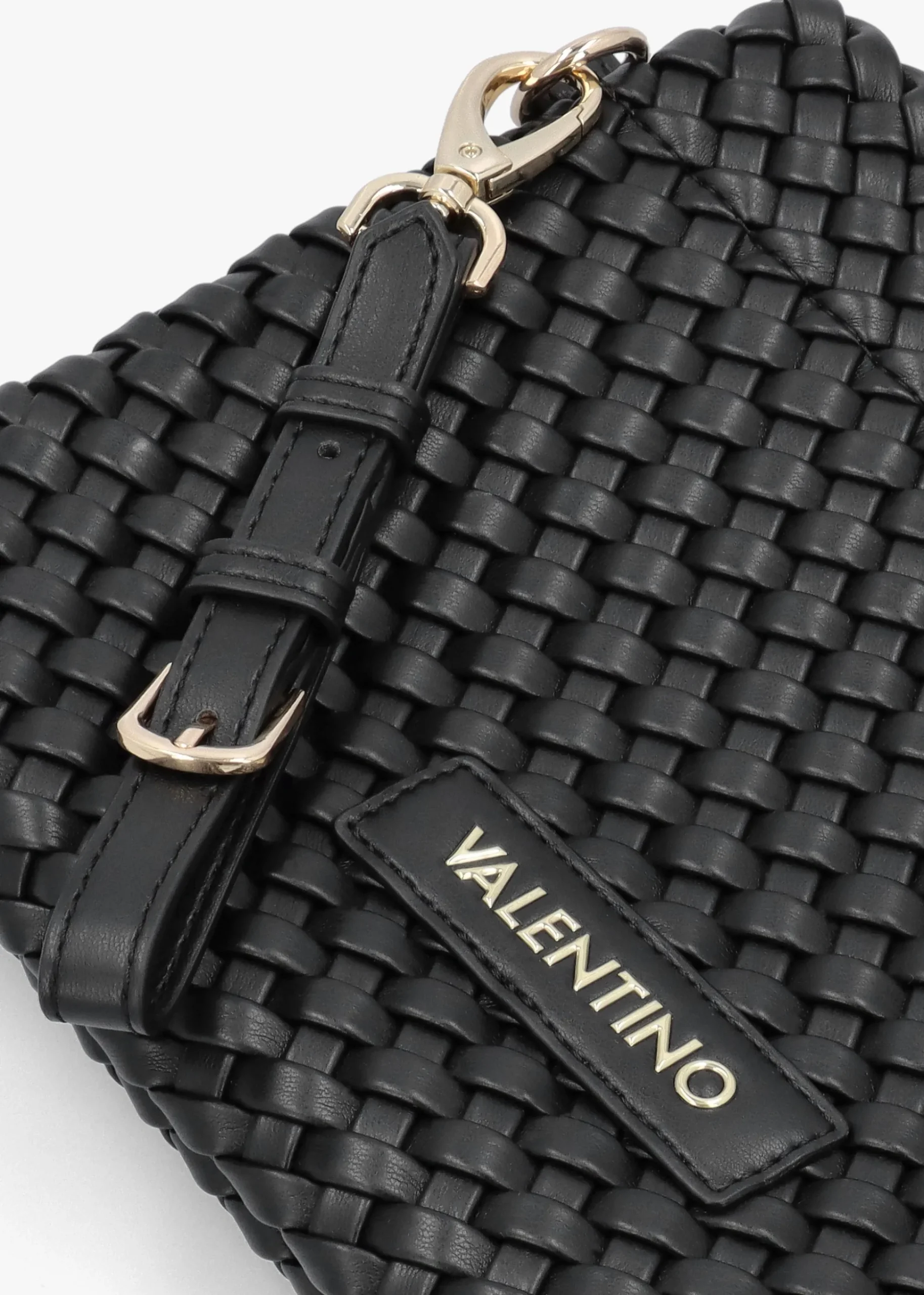 Shantel Woven Nero Shoulder Bag