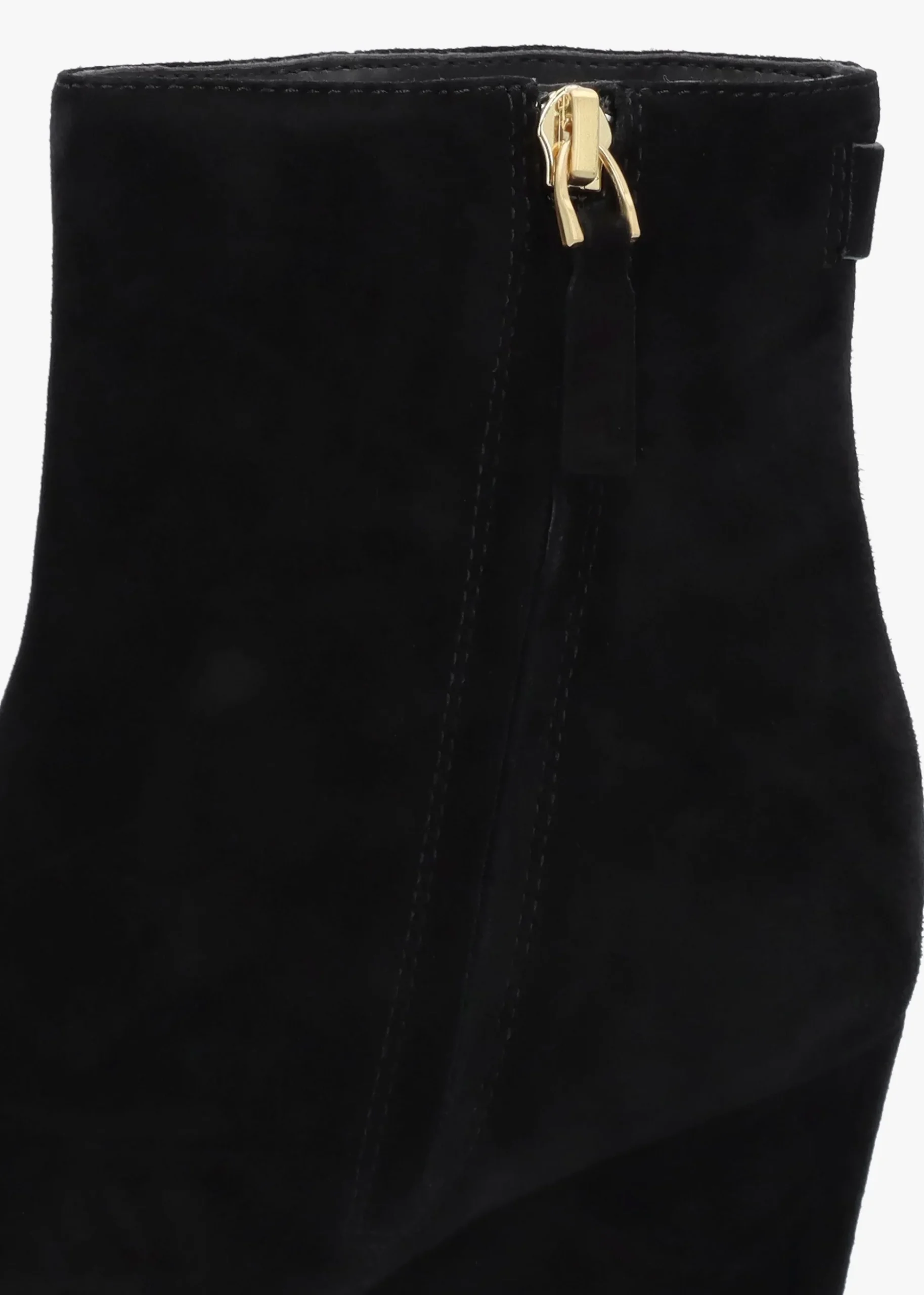 Sherry Black Suede Wedge Ankle Boots