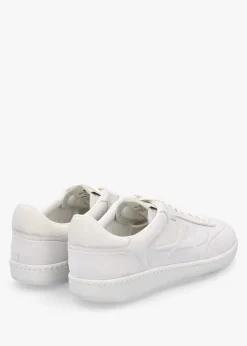 Siena Off White Nubuck Leather Trainers
