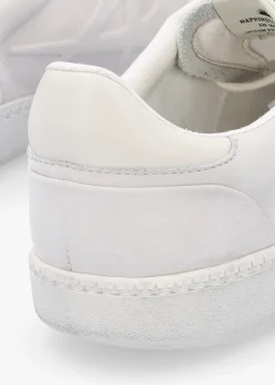 Siena Off White Nubuck Leather Trainers