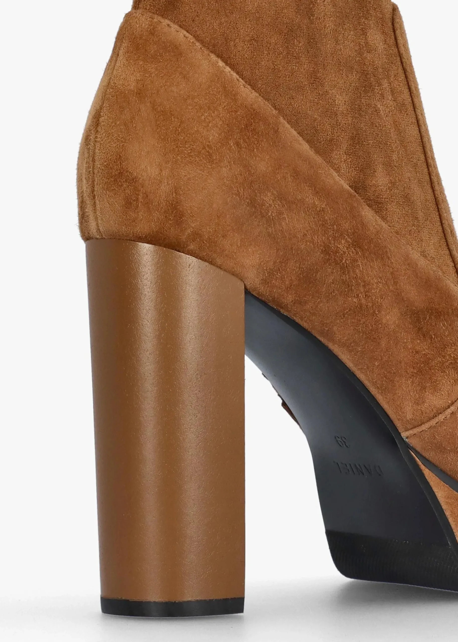 Sippy Tan Suede Over The Knee Platform Heeled Boots