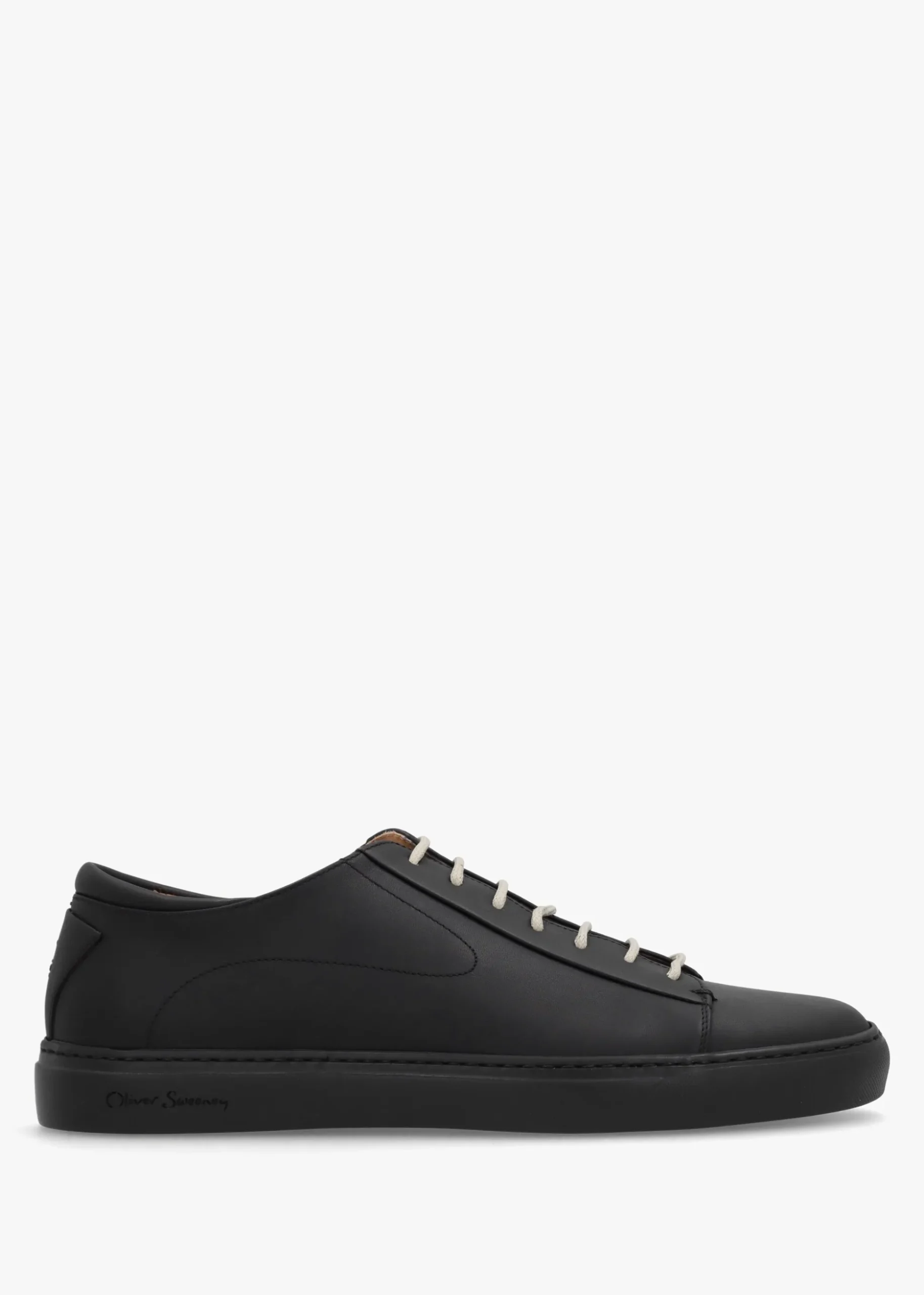 Sirolo Nero Leather Cupsole Trainers