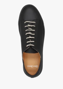Sirolo Nero Leather Cupsole Trainers