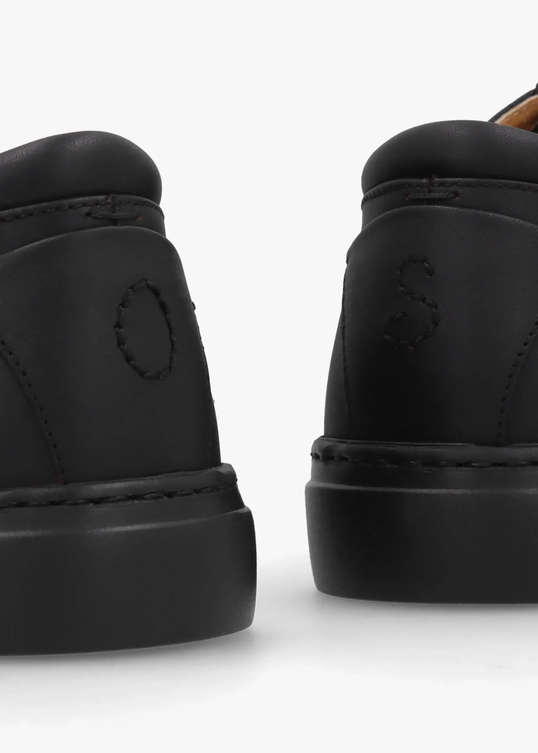 Sirolo Nero Leather Cupsole Trainers