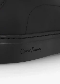 Sirolo Nero Leather Cupsole Trainers