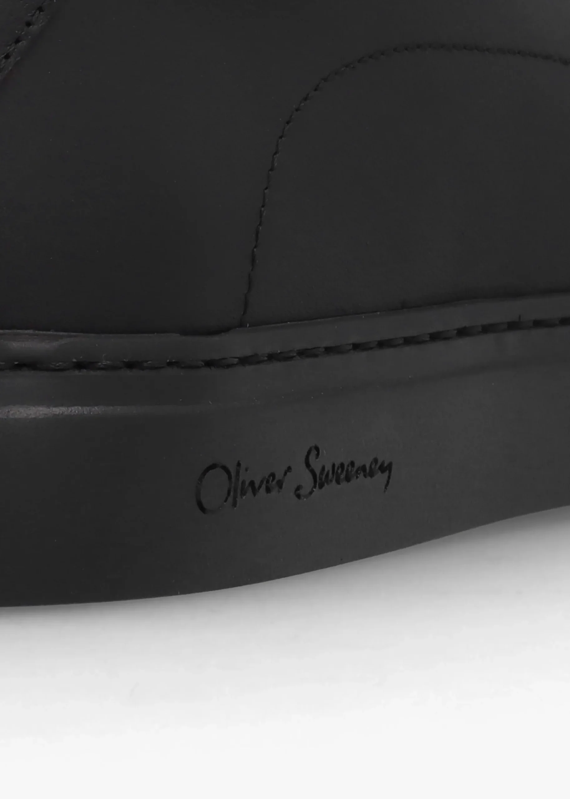 Sirolo Nero Leather Cupsole Trainers