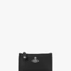 Slim Long Black Card Holder
