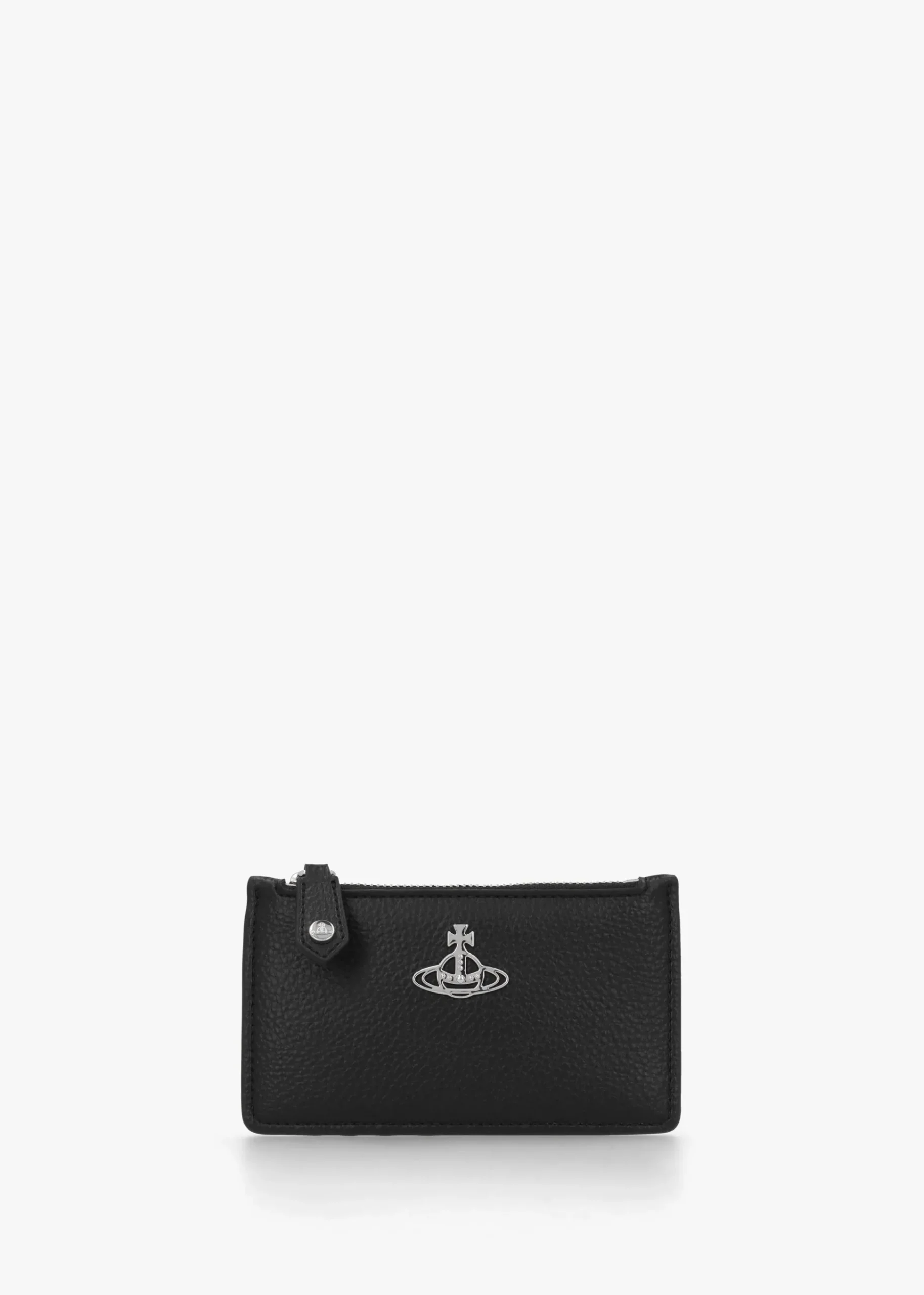 Slim Long Black Card Holder