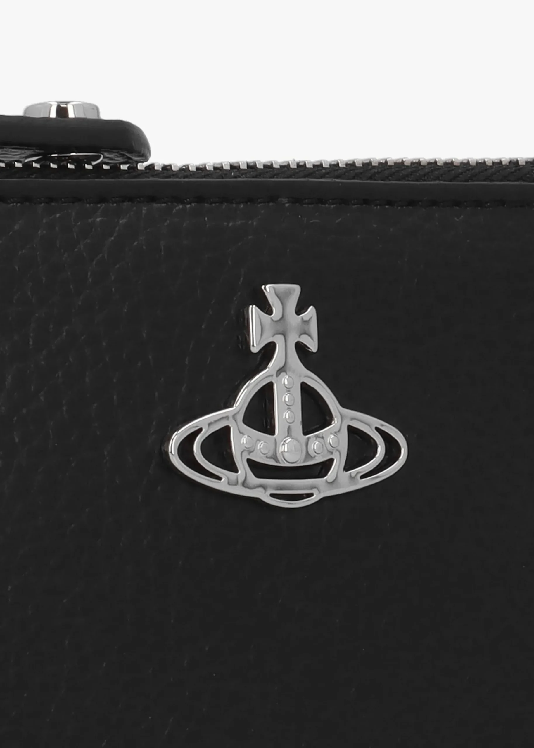 Slim Long Black Card Holder