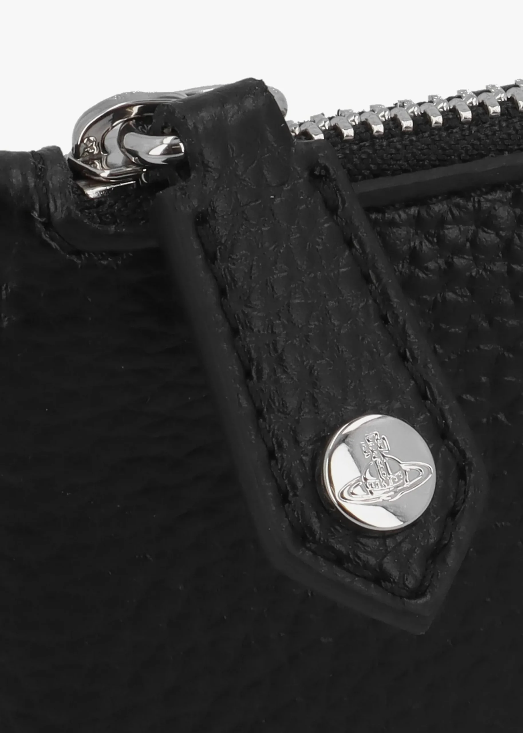 Slim Long Black Card Holder