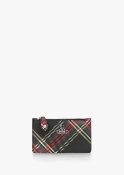 Slim Long Chelsea Tartan Multicoloured Card Holder