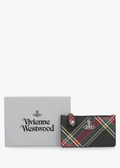 Slim Long Chelsea Tartan Multicoloured Card Holder