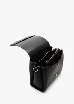 Small Alexia Black Satchel Bag