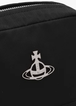 Small Jackson Black Cross-Body Satchel Bag