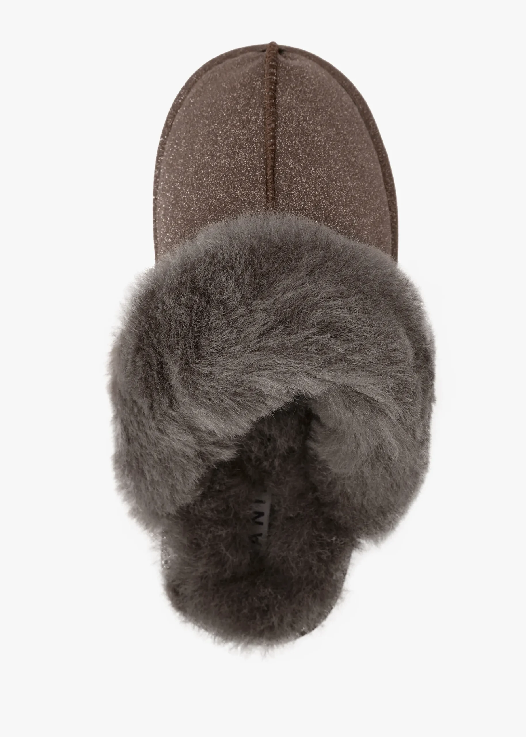Soglit Taupe Sheepskin Slippers