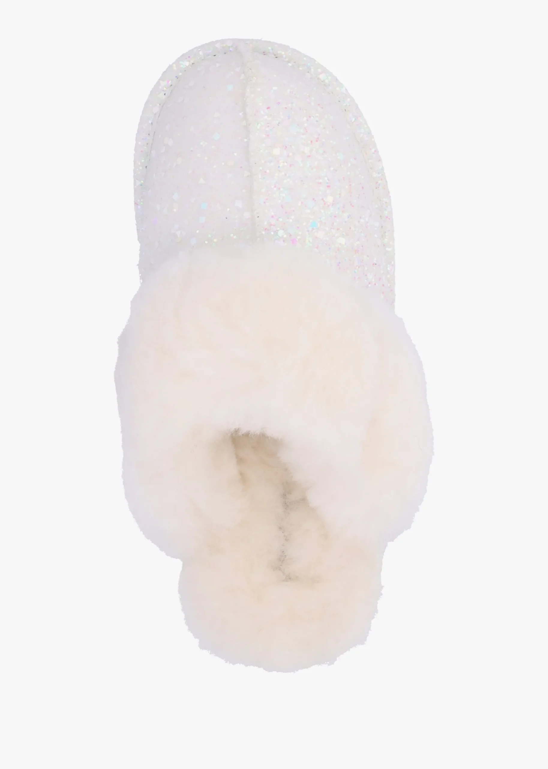 Soglit White Sheepskin Slippers
