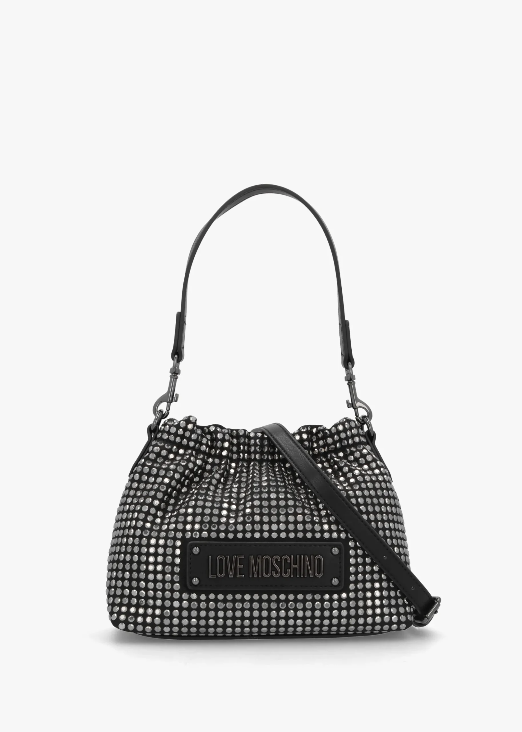 Sparkling Nero Bucket Bag