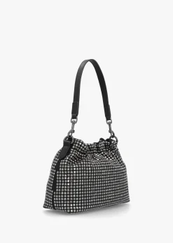 Sparkling Nero Bucket Bag