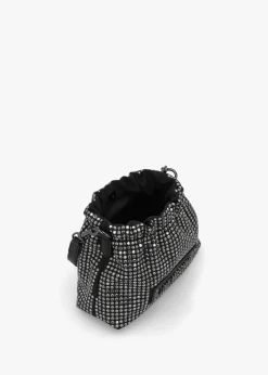 Sparkling Nero Bucket Bag