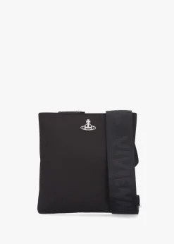 Squire Square Black Cross-Body Bag
