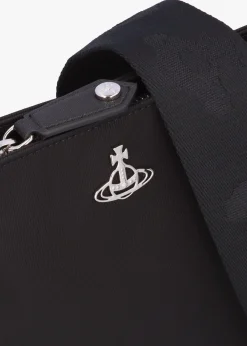 Squire Square Black Cross-Body Bag